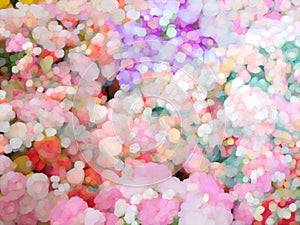 Beautiful bokeh abstract background