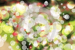 Beautiful Bokeh Background Blurred Wallpaper Green Red