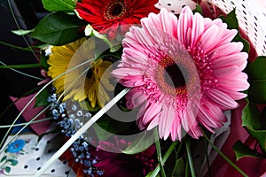 Beautiful bouquet of gerbera.