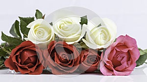 Beautiful bouquet roses