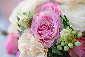 Beautiful bouquet of tender flowers