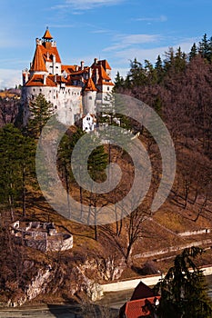 Beautiful Bran Castle in Wallachia, Romania