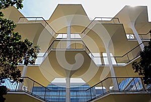 Beautiful Breezeway Between Bonner Hall And Mayer Hall, UCSD