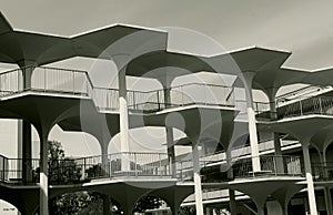 Beautiful Breezeway Between Bonner Hall And Mayer Hall, UCSD