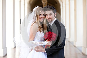 Beautiful Bride and Handsome Groom