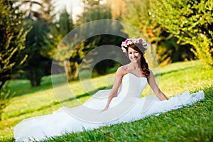 Beautiful bride portrait