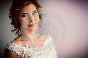 Beautiful bride portrait