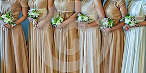 Beautiful bridesmaid bouquets