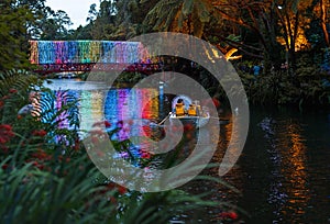 Festival of Lights in Pukekura Park, Taranaki, North Island New Zealand