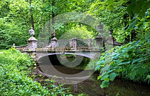 A beautiful bridge in Munich City in Germany