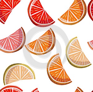Beautiful bright colorful delicious tasty yummy ripe juicy lovely orange summer autumn dessert slices of oranges and mandarins