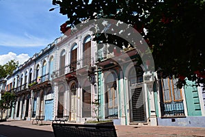 Colorful Reus al Norte district in Montevideo Uruguay photo