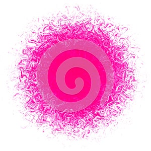 Beautiful bright pink stain ball decoration background creative image