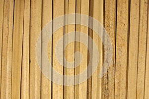 Beautiful brown horizontal bamboo mat texture background