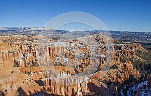 Beautiful Bryce Canyon National Park Utah Winter Landscape