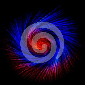 Abstract background multi-colored spiral galaxy