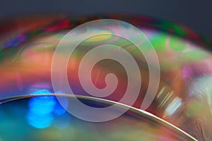 Beautiful bubble on macro photography for backgounds