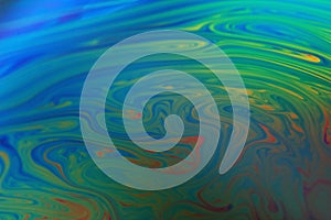 Beautiful bubble on macro photography for backgounds