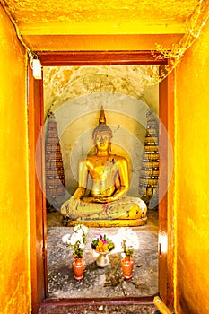 Beautiful buddha statue in Pa Sang Ngam temple