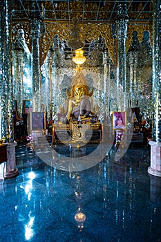 Beautiful buddha statue in Pa Sang Ngam temple