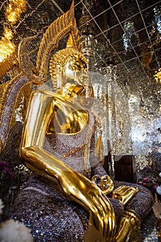 Beautiful buddha statue in Pa Sang Ngam temple