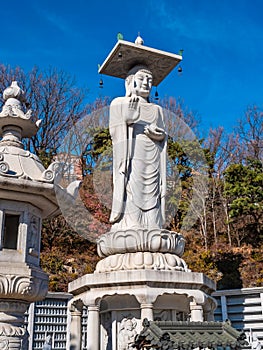 Beautiful Buddhism Statue in Bongeunsa Temple