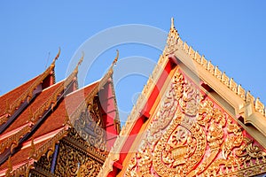 Beautiful buddhist temple in Bangkok, Thailand