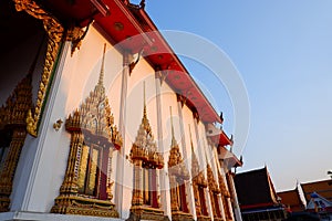 Beautiful buddhist temple in Bangkok, Thailand