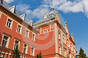 Beautiful building in Banska Bystrica, Slovakia.