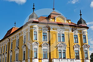 Krásná budova v Banské Bystrici, Slovensko.