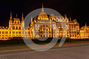 Beautiful building of Parliament in Budapest, Hungary