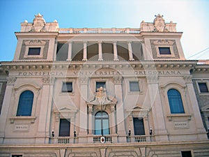 Beautiful building of the Pontifical Gregorian University photo