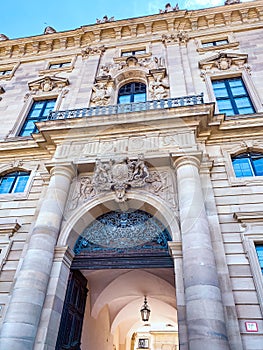 A beautiful building in WÃ¼rzburg, Germany