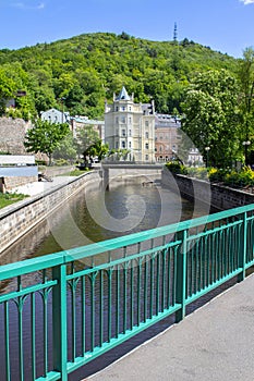 Beautiful buildings of Karlovy Vary, Czech Republic