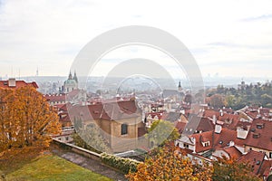 Beautiful buildings in Prague