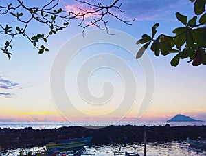 Beautiful Bunaken Beach Landscape