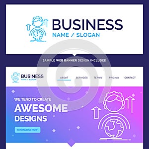 Beautiful Business Concept Brand Name abilities, development, Fe