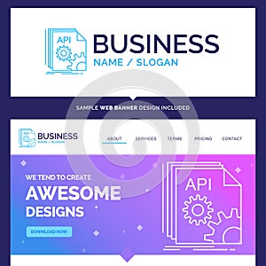 Beautiful Business Concept Brand Name Api, app, coding, develope