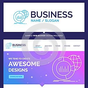 Beautiful Business Concept Brand Name Big, chart, data, world, i