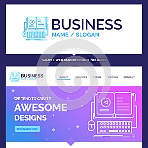 Beautiful Business Concept Brand Name book, ebook, interactive