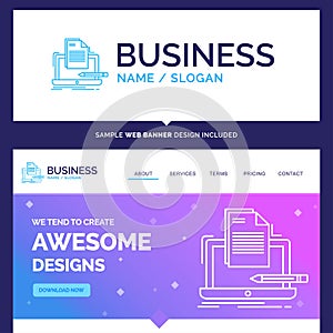 Beautiful Business Concept Brand Name Coder, coding, computer, l