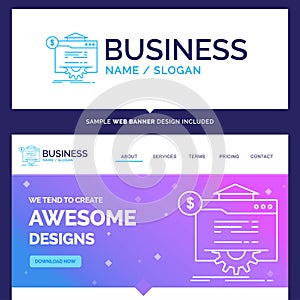 Beautiful Business Concept Brand Name seo, progress, globe, tech