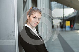 Beautiful business woman