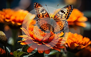 Beautiful Butterfly\'s Closeup with Intriguing Patterns\