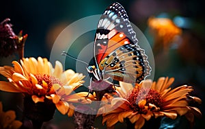 Beautiful Butterfly\'s Closeup with Intriguing Patterns\