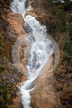 Cailor waterfall, Maramures county, Romania photo