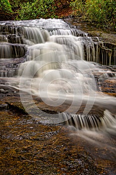 Beautiful Camp Creek Falls in Pisgah Forest