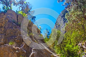 Beautiful canyon of Harmony, near the town of Goynuk