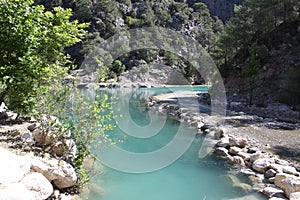 Beautiful canyon of Harmony, near the town of Goynuk