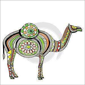 Beautiful card with camel